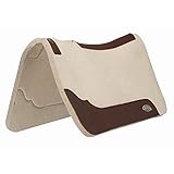 Weaver Leather Schabracke aus Filz, 2,5 cm, konturiert, dampfgepresst, 28 x 30 cm, naturfarben
