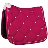 HKM Sweet Valentine Schabracke 3971 Pink/Silber Dressur