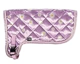 HKM Hobby Horsing Decke mit Print - Schabracke für Steckenpferd (Lila mit Gänseblümchen)