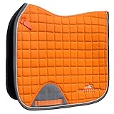 Schockemöhle Power Dressage Saddle Pad Full Size Orange Grey